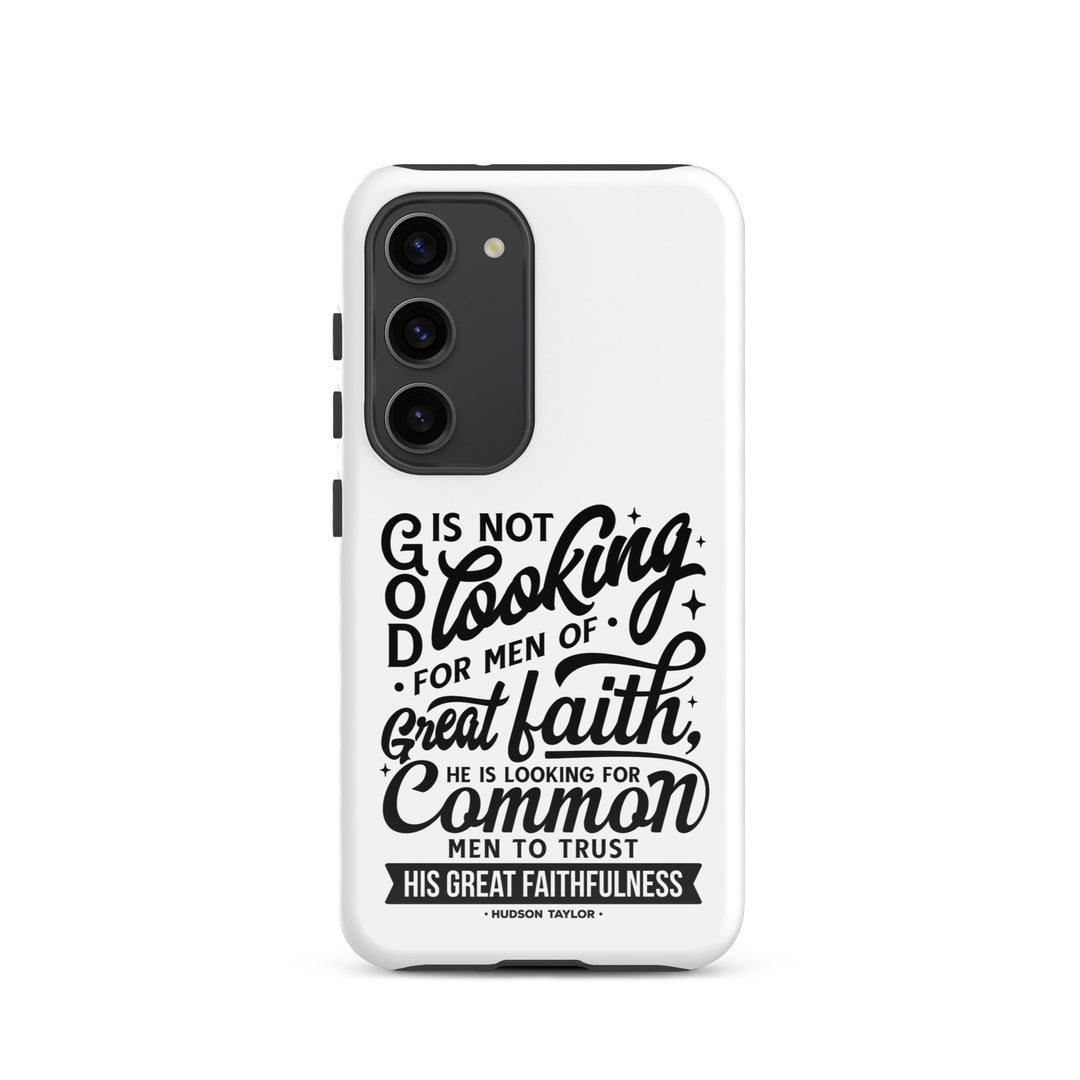 Christian Phone Case Common Men White for Samsung® Samsung® Phone Cases Glossy Samsung Galaxy S23 