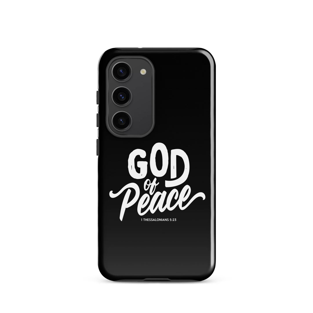 Christian Phone Case God of Peace Black for Samsung® Samsung® Phone Cases Glossy Samsung Galaxy S23 