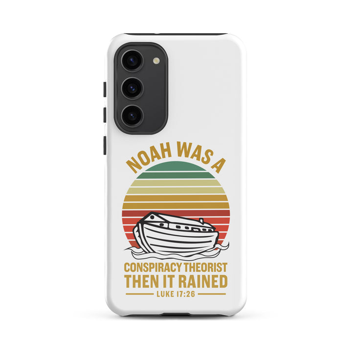 Christian Phone Case Noah Conspiracy White for Samsung® Samsung® Phone Cases Glossy Samsung Galaxy S23 Plus 