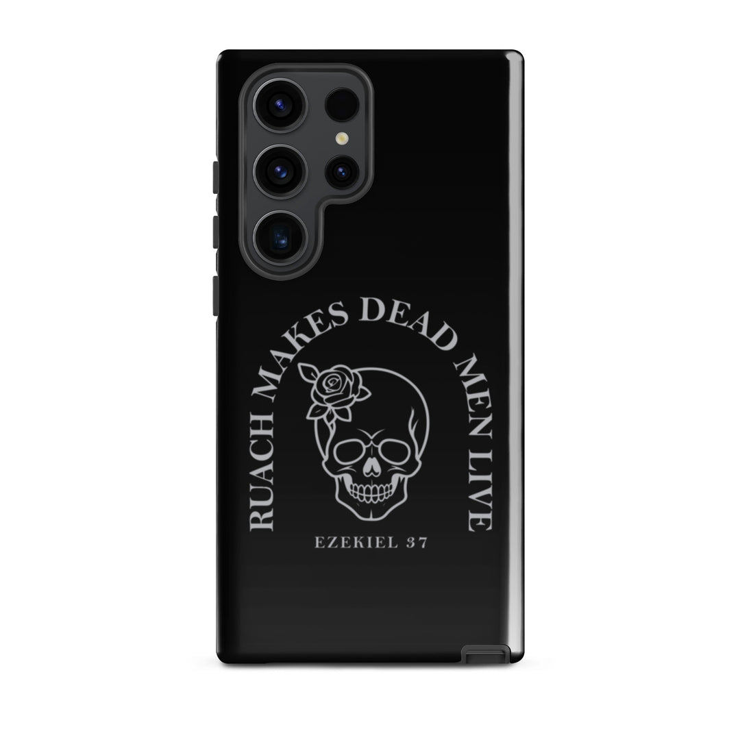 Christian Phone Case Ruach Makes Dead Men Live Black for Samsung® Samsung® Phone Cases Glossy Samsung Galaxy S23 Ultra 