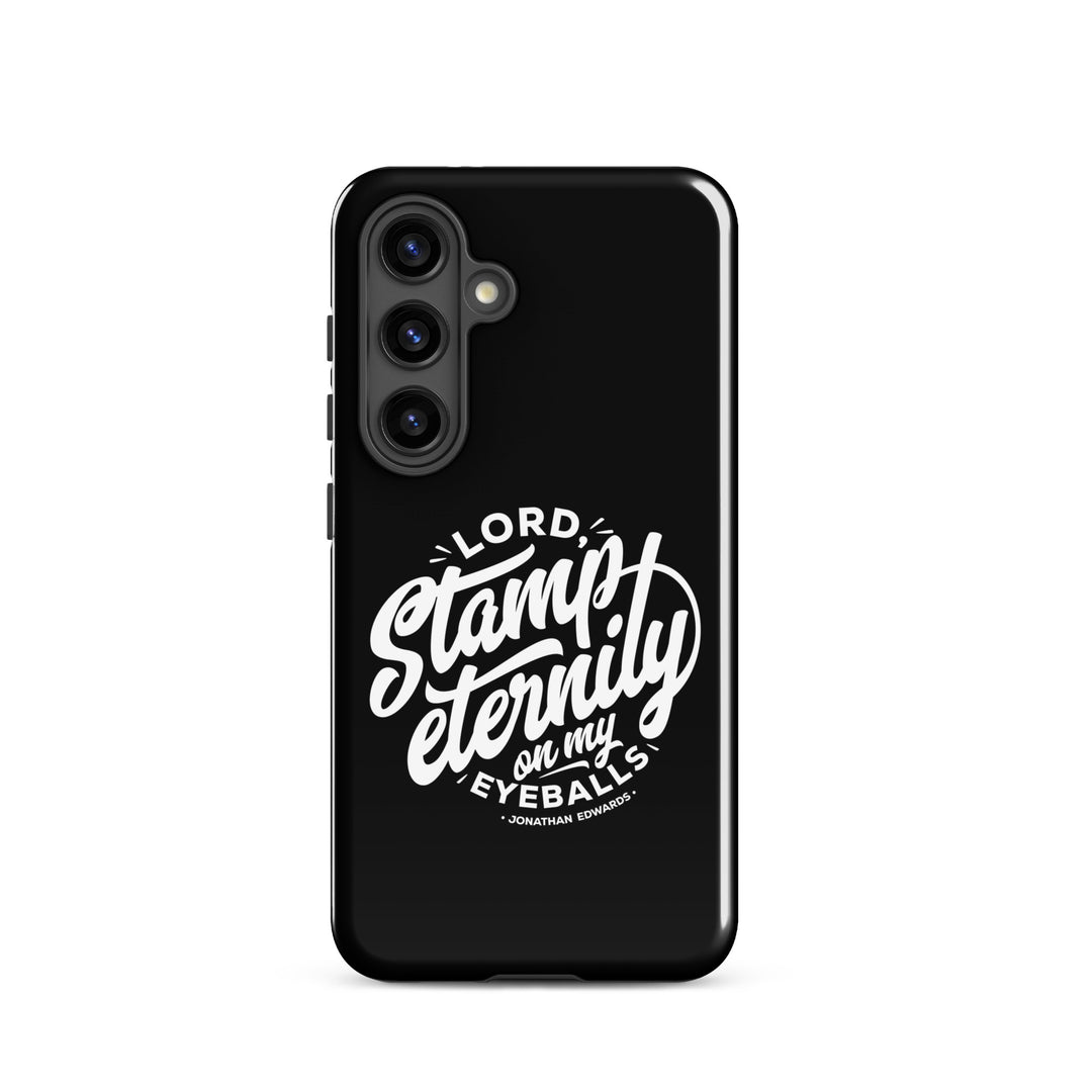 Christian Phone Case Stamp Eternity Black for Samsung® Samsung® Phone Cases Glossy Samsung Galaxy S24 