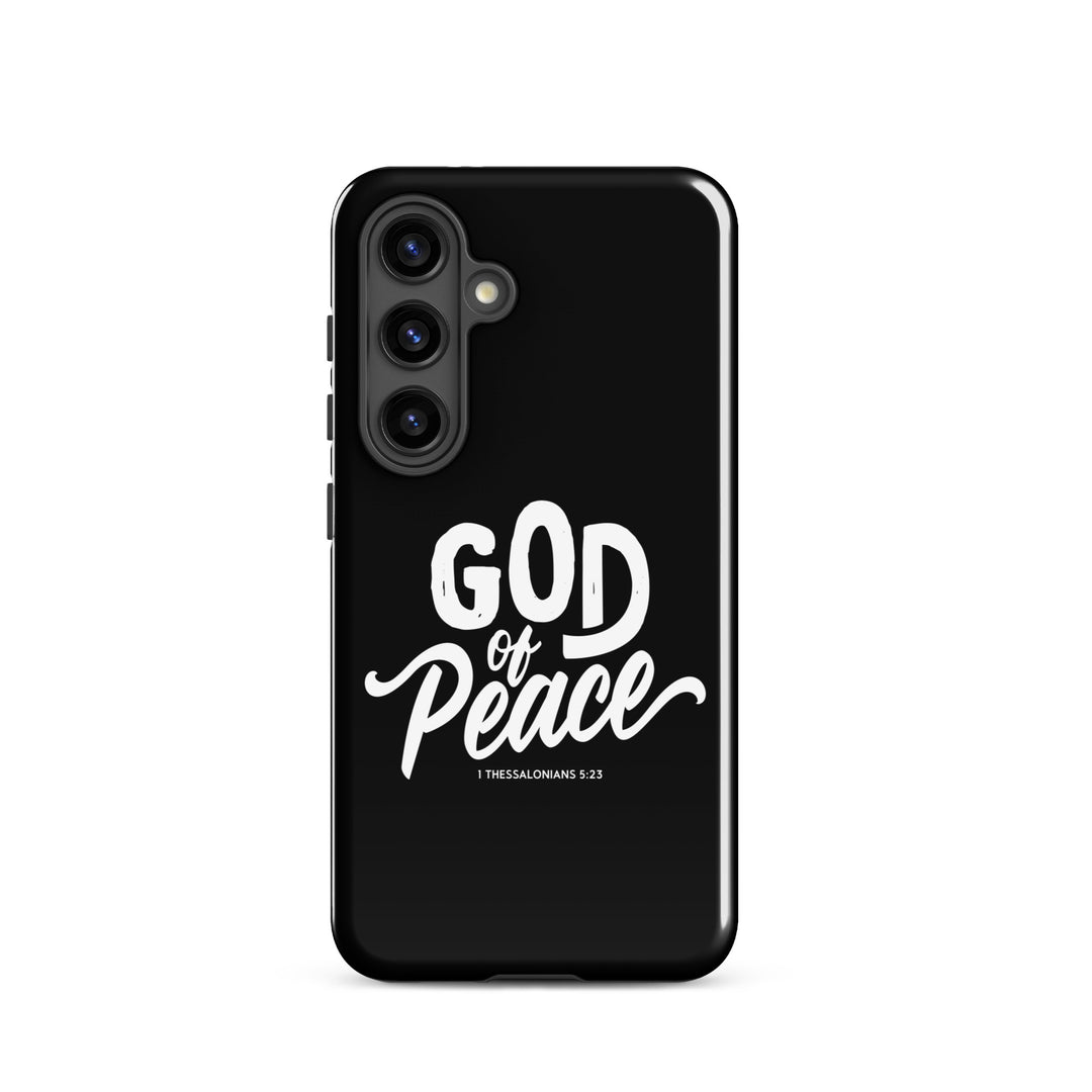Christian Phone Case God of Peace Black for Samsung® Samsung® Phone Cases Glossy Samsung Galaxy S24 