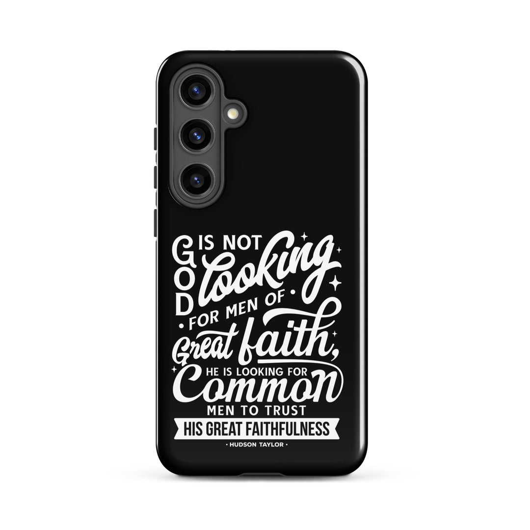 Christian Phone Case Common Men Black for Samsung® Samsung® Phone Cases Glossy Samsung Galaxy S24 Plus 