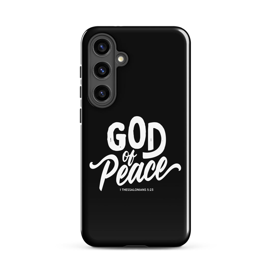 Christian Phone Case God of Peace Black for Samsung® Samsung® Phone Cases Glossy Samsung Galaxy S24 Plus 