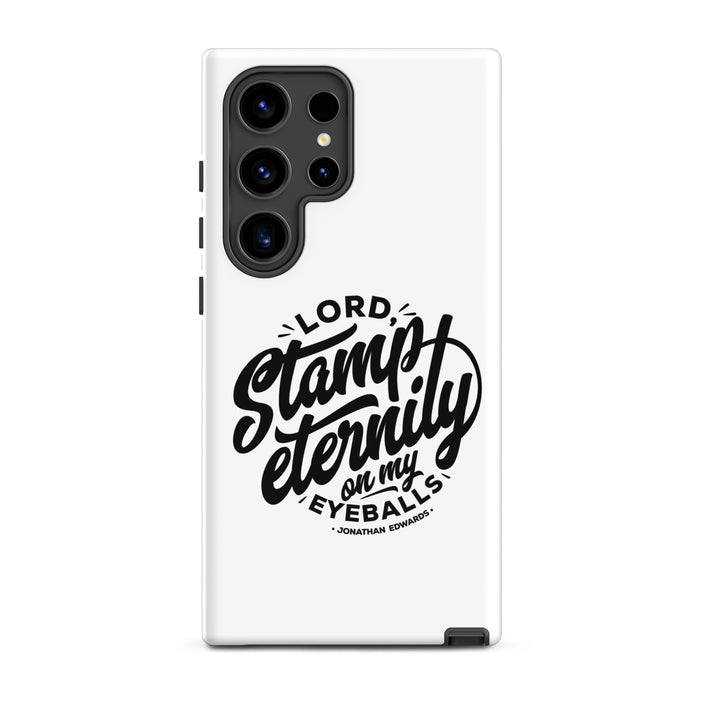 Christian Phone Case Jonathan Edwards Stamp Eternity White for Samsung® Samsung® Phone Cases Glossy Samsung Galaxy S24 Ultra