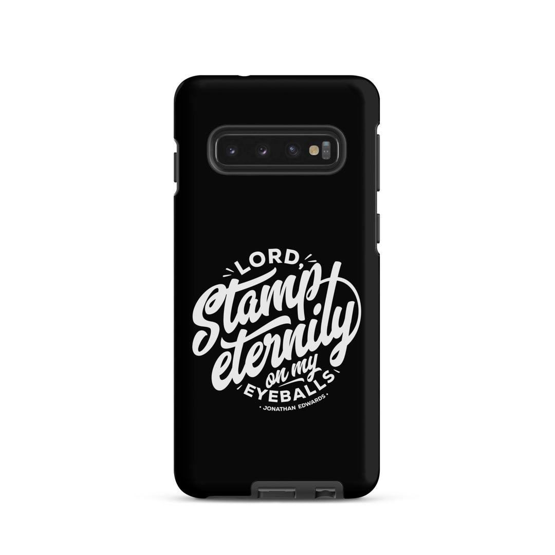 Christian Phone Case Jonathan Edwards Stamp Eternity Black for Samsung® Samsung® Phone Cases Matte Samsung Galaxy S10