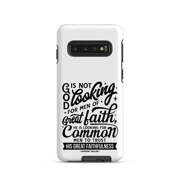 Christian Phone Case Hudson Taylor Common Men White for Samsung® Samsung® Phone Cases Matte Samsung Galaxy S10