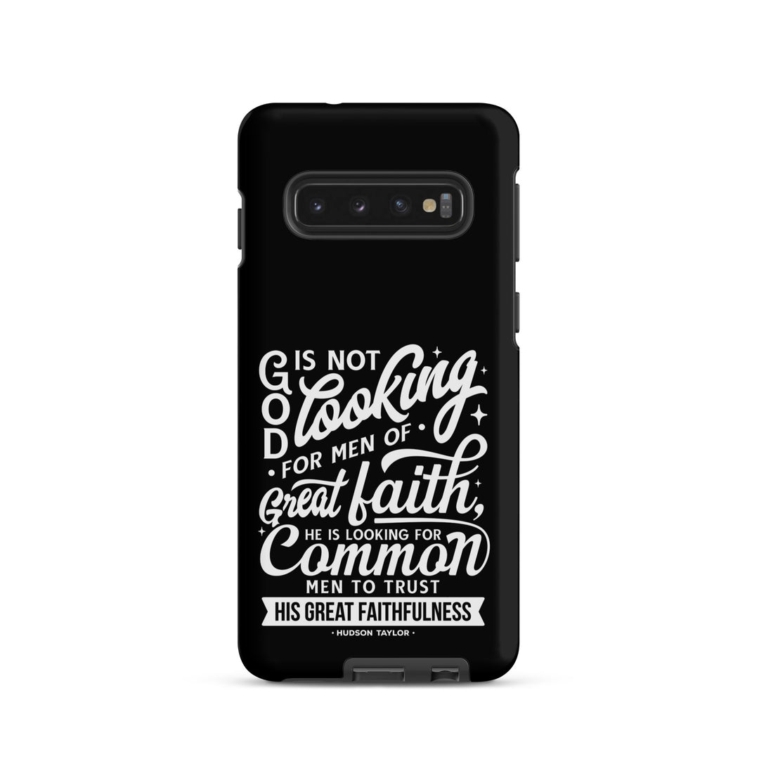 Christian Phone Case Hudson Taylor Common Men Black for Samsung® Samsung® Phone Cases Matte Samsung Galaxy S10