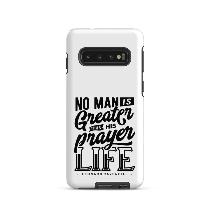 Christian Phone Case Leonard Ravenhill's Prayer Life White for Samsung® Samsung® Phone Cases Matte Samsung Galaxy S10