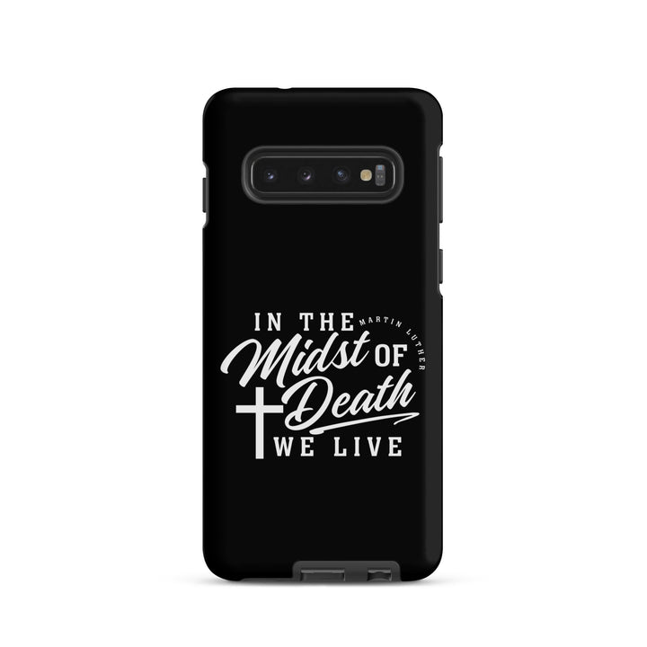 Christian Phone Case Martin Luther's Midst of Death Black for Samsung® Samsung® Phone Cases Matte Samsung Galaxy S10