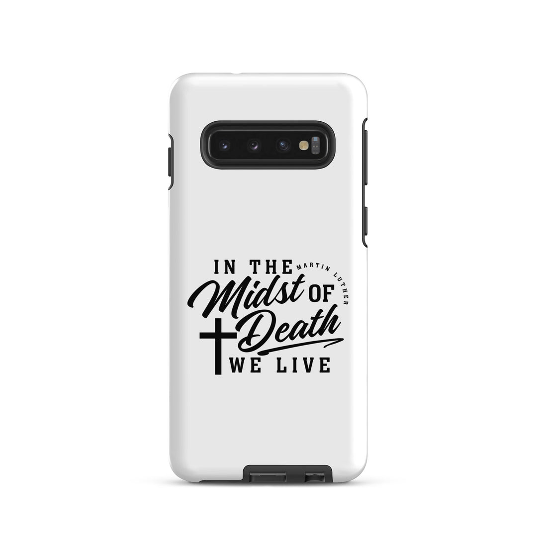 Christian Phone Case Martin Luther's Midst of Death White for Samsung® Samsung® Phone Cases Matte Samsung Galaxy S10