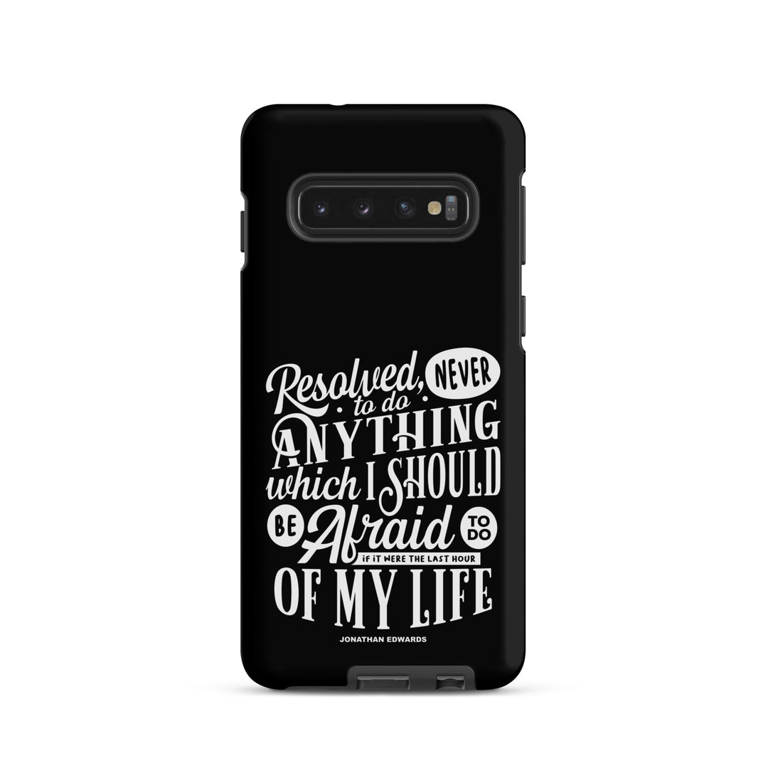 Christian Phone Case Jonathan Edwards Last Hour Black for Samsung® Samsung® Phone Cases Matte Samsung Galaxy S10