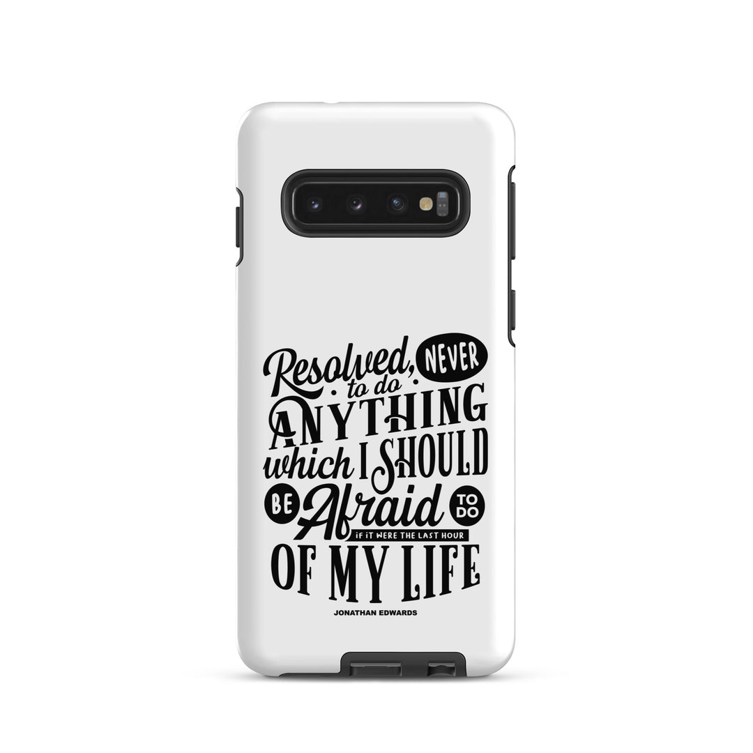 Christian Phone Case Jonathan Edwards Last Hour White for Samsung® Samsung® Phone Cases Matte Samsung Galaxy S10
