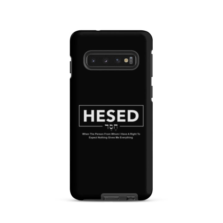 Christian Phone Case Hesed Everything Black for Samsung® Samsung® Phone Cases Matte Samsung Galaxy S10 