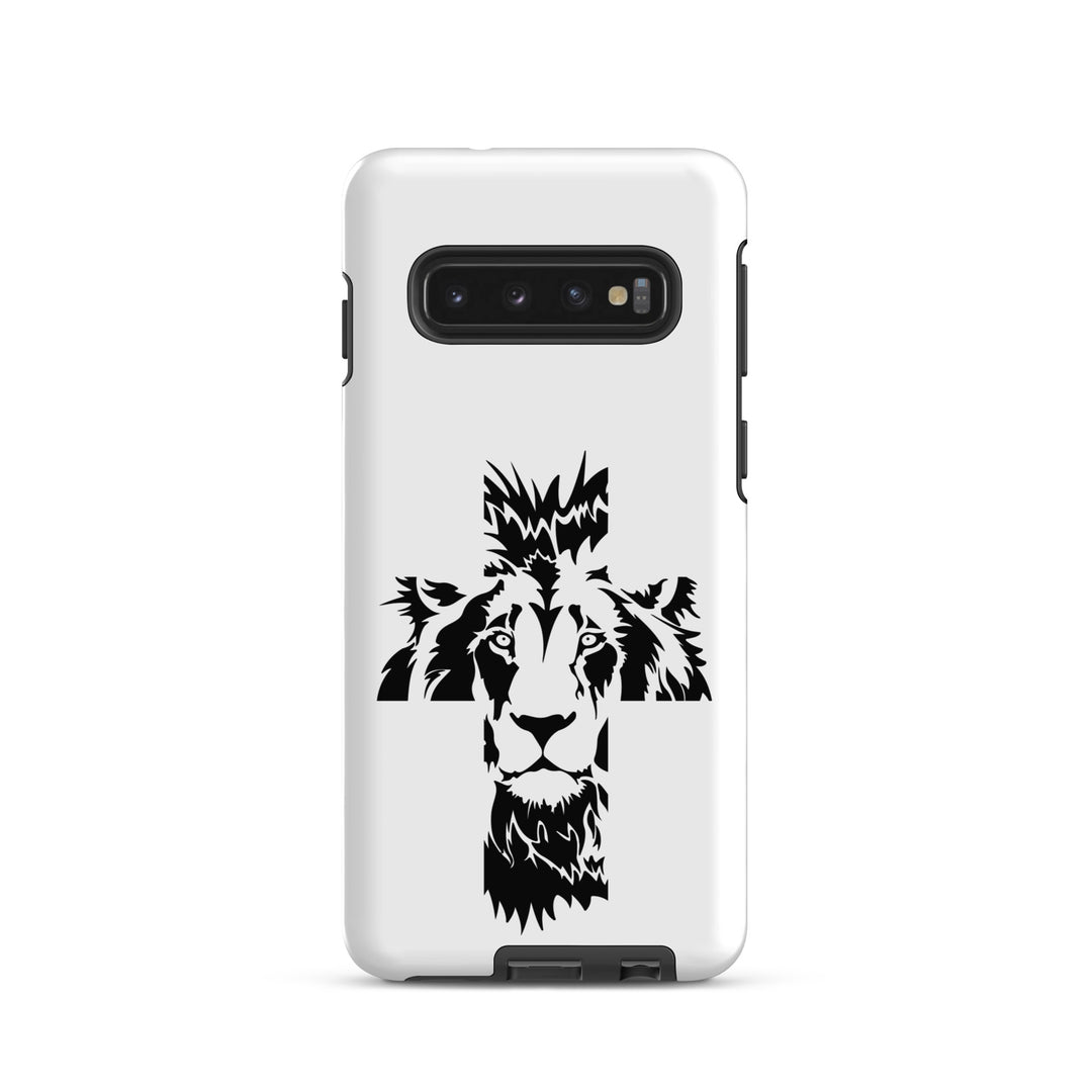 Christian Phone Case Aslan Cross White for Samsung® Samsung® Phone Cases Matte Samsung Galaxy S10 