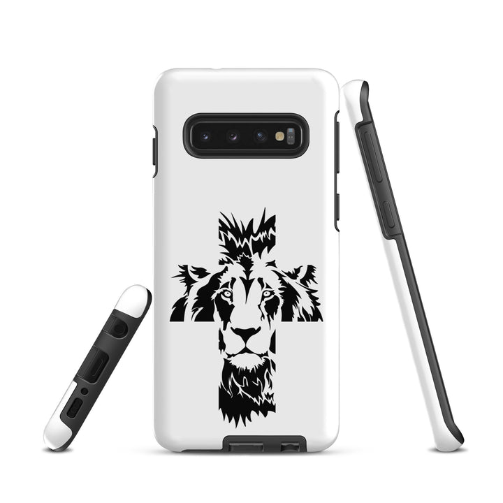 Christian Phone Case Aslan Cross White for Samsung® Samsung® Phone Cases   