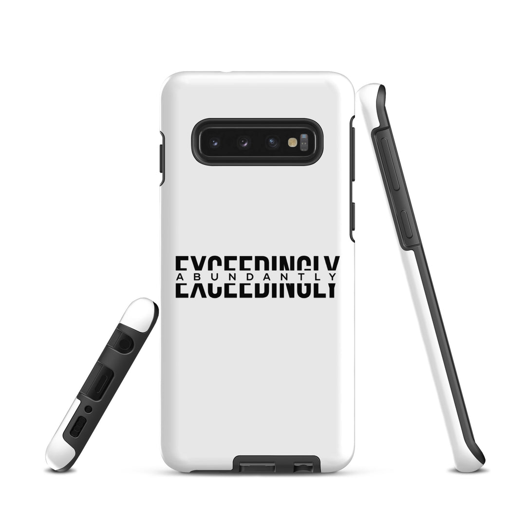 Christian Phone Case Exceedingly Abundantly White for Samsung® Samsung® Phone Cases   