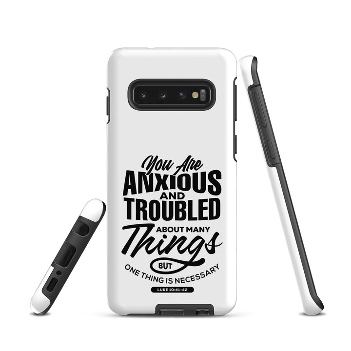 Christian Phone Case Anxious And Troubled White for Samsung® Samsung® Phone Cases   