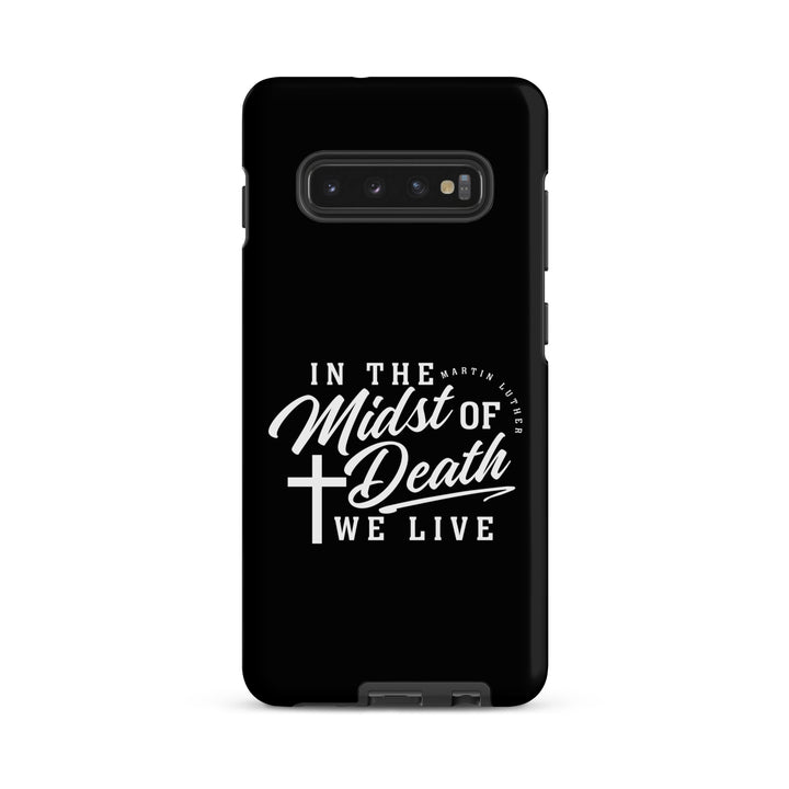 Christian Phone Case Martin Luther's Midst of Death Black for Samsung® Samsung® Phone Cases Matte Samsung Galaxy S10 Plus