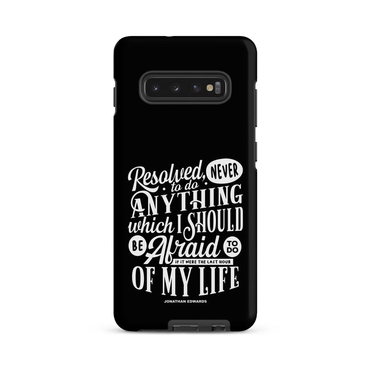 Christian Phone Case Jonathan Edwards Last Hour Black for Samsung® Samsung® Phone Cases Matte Samsung Galaxy S10 Plus