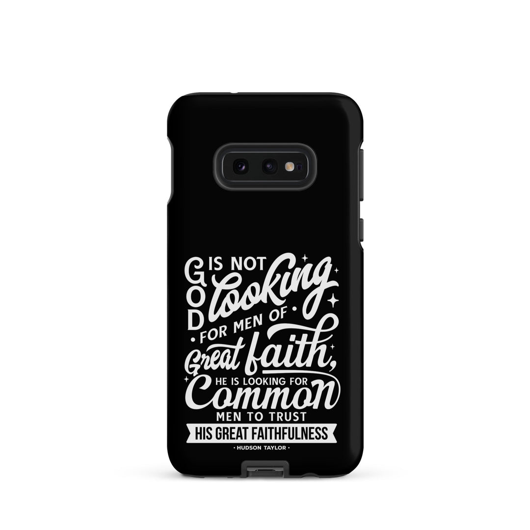 Christian Phone Case Hudson Taylor Common Men Black for Samsung® Samsung® Phone Cases Matte Samsung Galaxy S10e