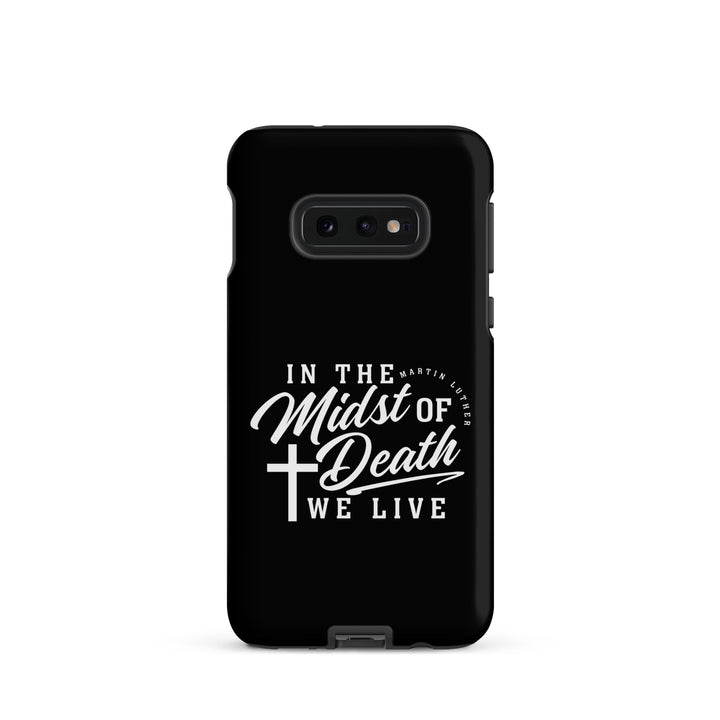 Christian Phone Case Martin Luther's Midst of Death Black for Samsung® Samsung® Phone Cases Matte Samsung Galaxy S10e