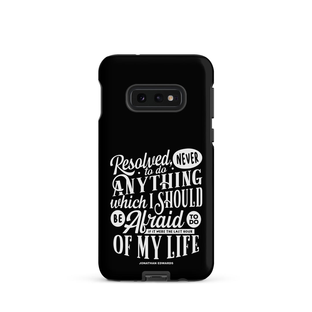 Christian Phone Case Jonathan Edwards Last Hour Black for Samsung® Samsung® Phone Cases Matte Samsung Galaxy S10e