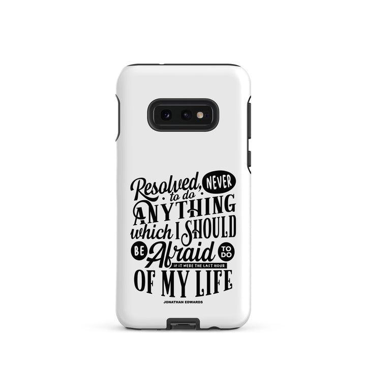 Christian Phone Case Jonathan Edwards Last Hour White for Samsung® Samsung® Phone Cases Matte Samsung Galaxy S10e