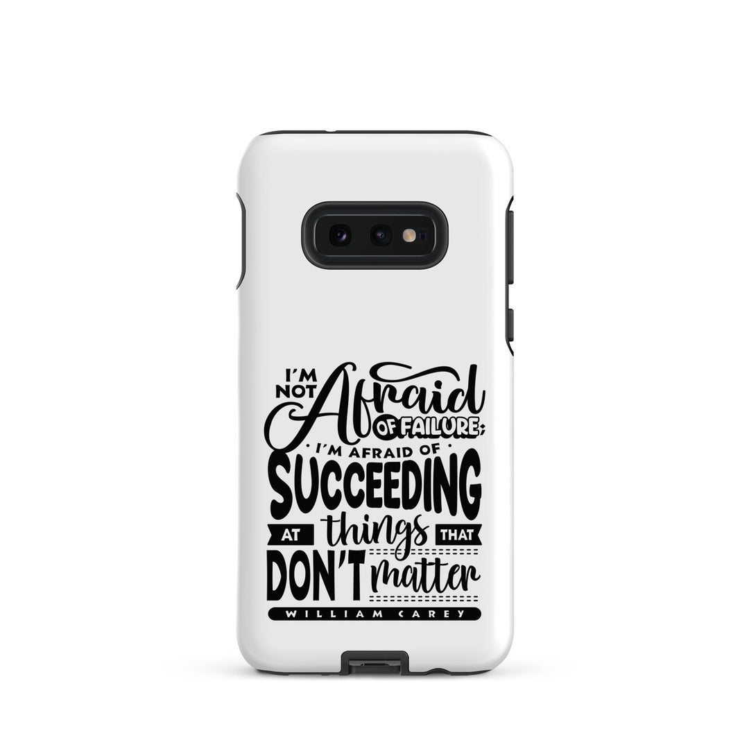Christian Phone Case William Carey's Things That Matter White for Samsung® Samsung® Phone Cases Matte Samsung Galaxy S10e