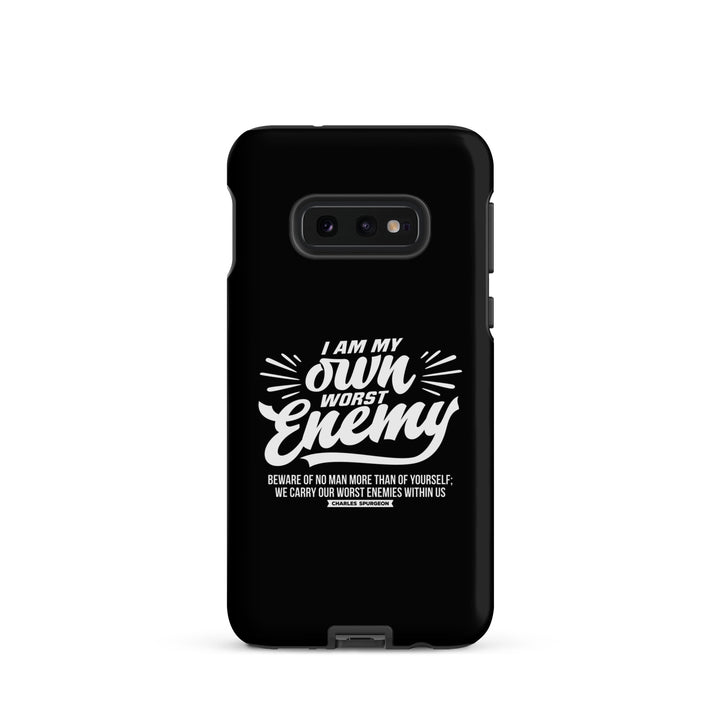 Christian Phone Case Charles Spurgeon's Worst Enemy Black for Samsung® Samsung® Phone Cases Matte Samsung Galaxy S10e