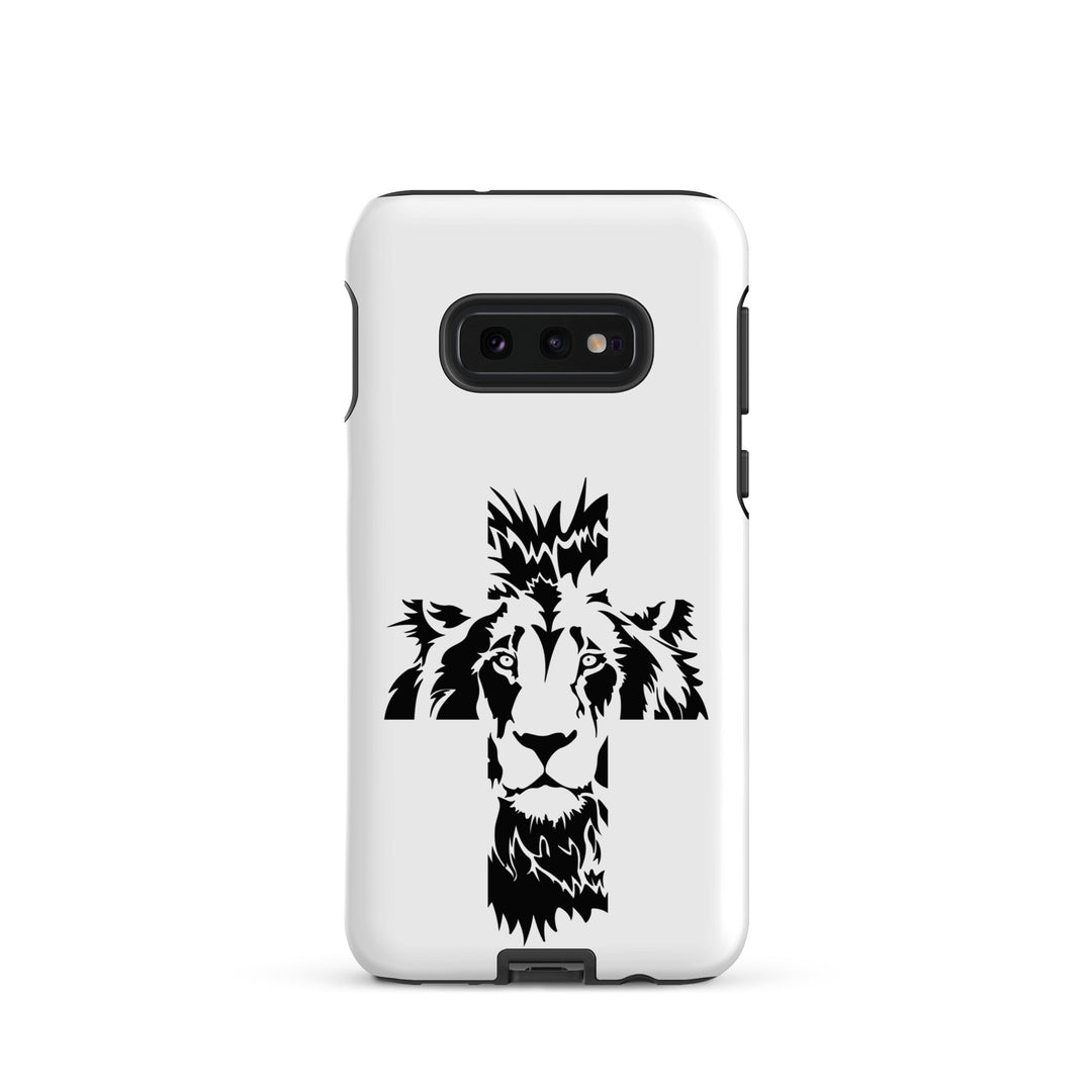 Christian Phone Case Aslan Cross White for Samsung® Samsung® Phone Cases Matte Samsung Galaxy S10e 