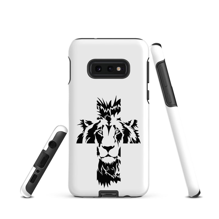 Christian Phone Case Aslan Cross White for Samsung® Samsung® Phone Cases   
