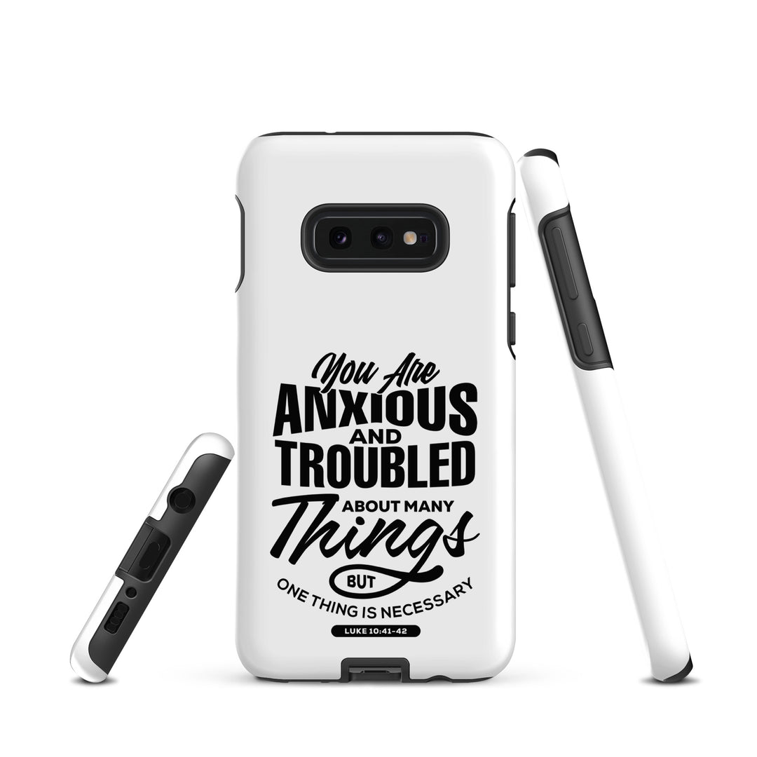 Christian Phone Case Anxious And Troubled White for Samsung® Samsung® Phone Cases   