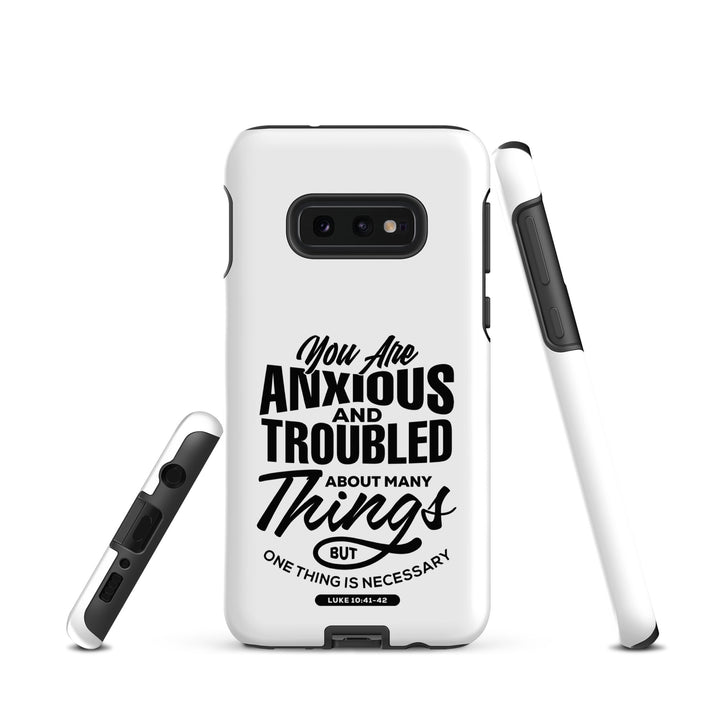 Christian Phone Case Anxious And Troubled White for Samsung® Samsung® Phone Cases   