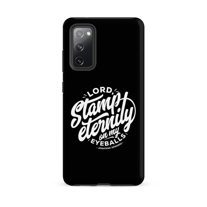 Christian Phone Case Jonathan Edwards Stamp Eternity Black for Samsung® Samsung® Phone Cases Matte Samsung Galaxy S20 FE