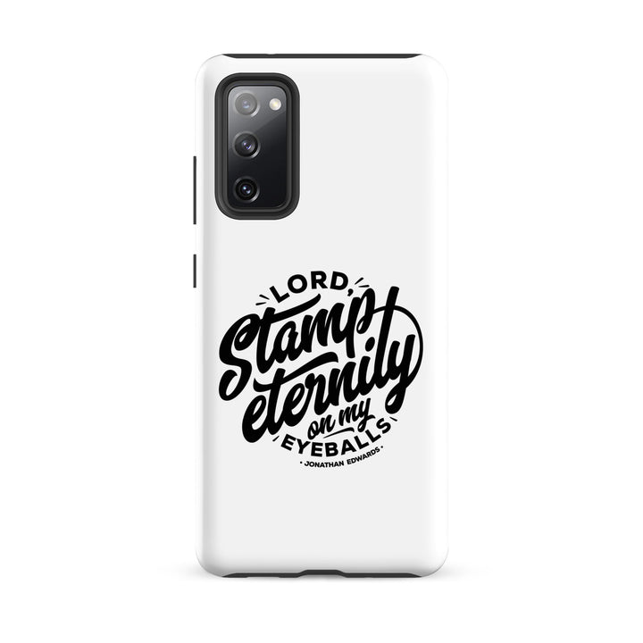 Christian Phone Case Jonathan Edwards Stamp Eternity White for Samsung® Samsung® Phone Cases Matte Samsung Galaxy S20 FE
