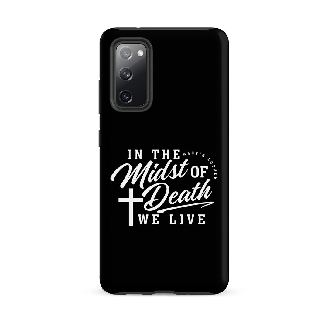 Christian Phone Case Martin Luther's Midst of Death Black for Samsung® Samsung® Phone Cases Matte Samsung Galaxy S20 FE