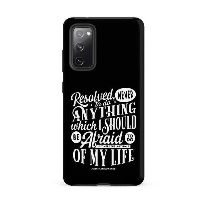 Christian Phone Case Jonathan Edwards Last Hour Black for Samsung® Samsung® Phone Cases Matte Samsung Galaxy S20 FE
