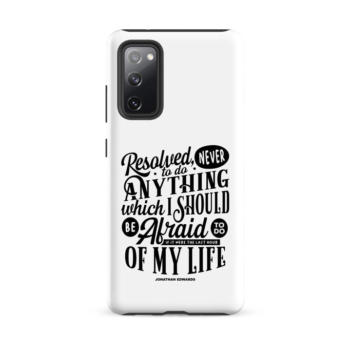 Christian Phone Case Jonathan Edwards Last Hour White for Samsung® Samsung® Phone Cases Matte Samsung Galaxy S20 FE