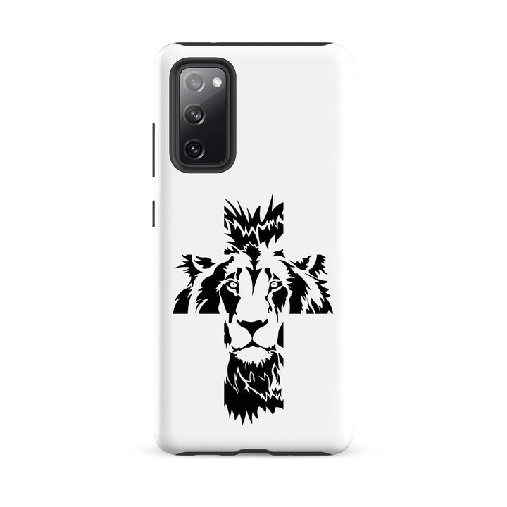 Christian Phone Case Aslan Cross White for Samsung® Samsung® Phone Cases Matte Samsung Galaxy S20 FE 