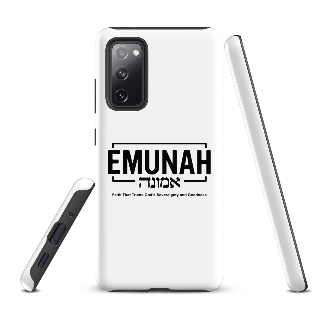Christian Phone Case Emunah Steadfast Faith White for Samsung® Samsung® Phone Cases   