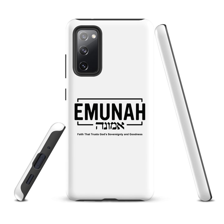 Christian Phone Case Emunah Steadfast Faith White for Samsung® Samsung® Phone Cases   