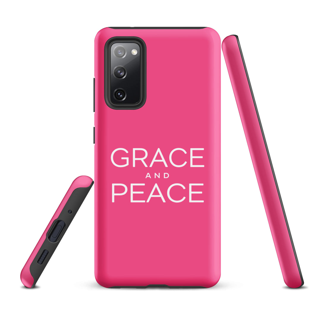 Christian Phone Case Grace and Peace Pink for Samsung® Samsung® Phone Cases   
