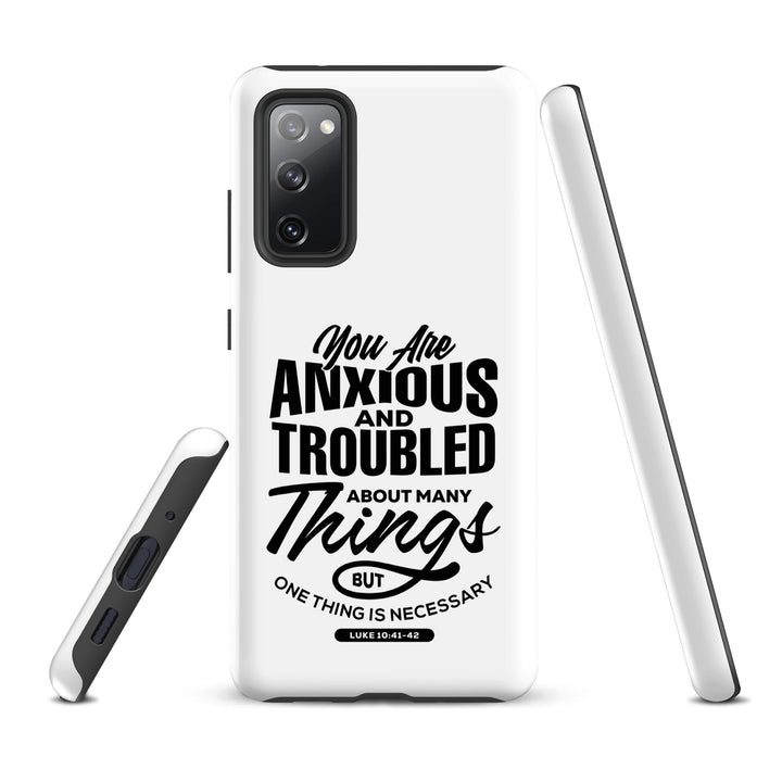 Christian Phone Case Anxious And Troubled White for Samsung® Samsung® Phone Cases   