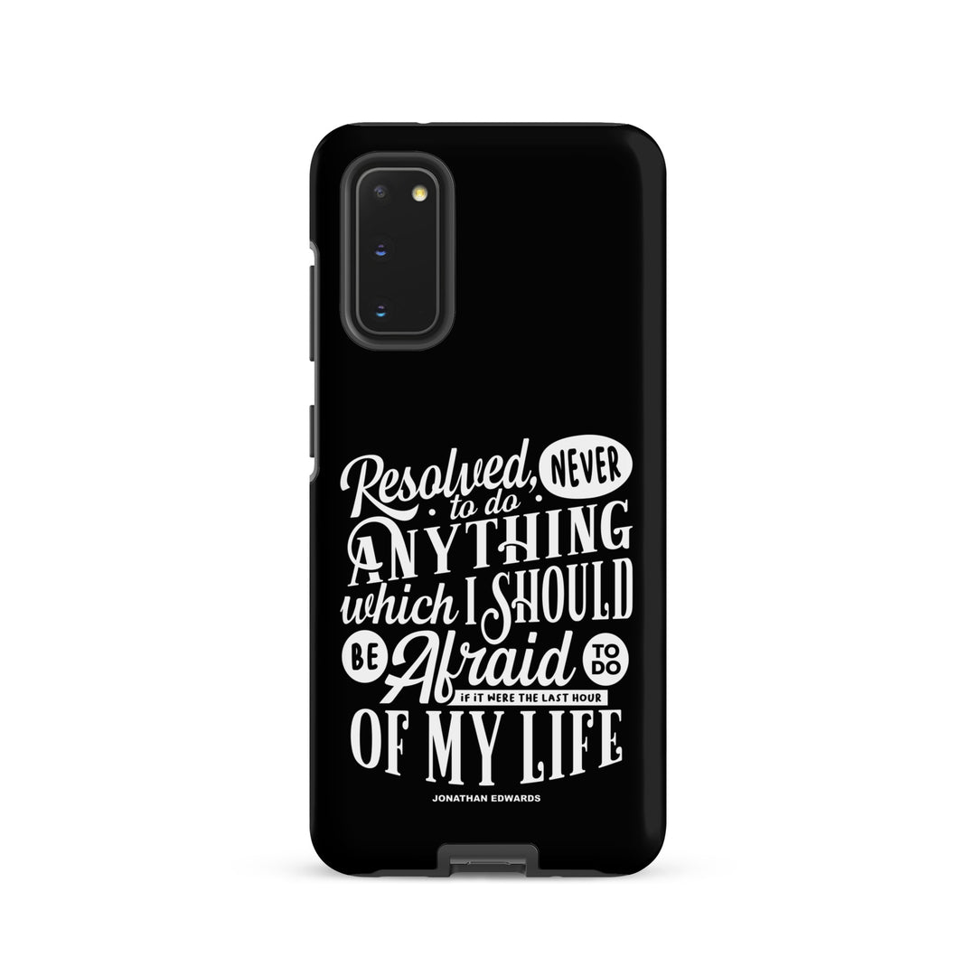 Christian Phone Case Jonathan Edwards Last Hour Black for Samsung® Samsung® Phone Cases Matte Samsung Galaxy S20