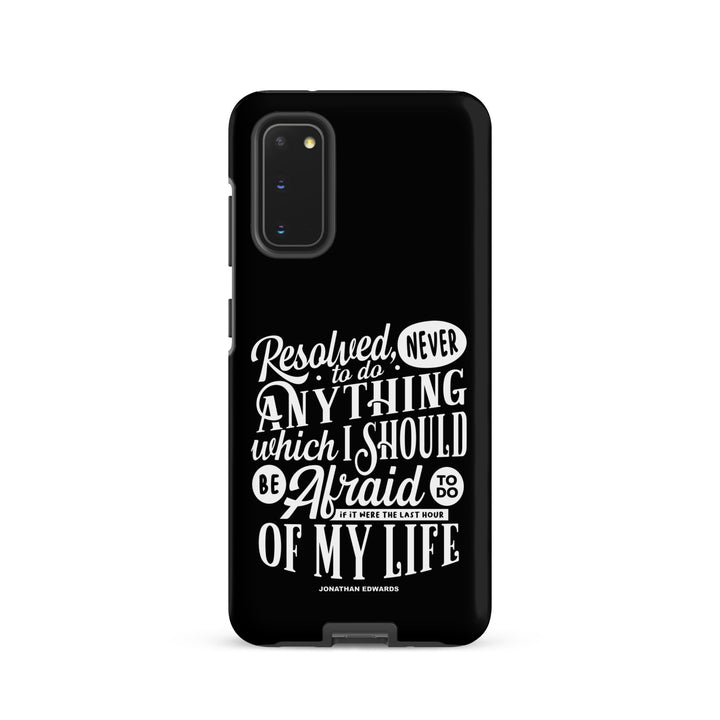Christian Phone Case Jonathan Edwards Last Hour Black for Samsung® Samsung® Phone Cases Matte Samsung Galaxy S20