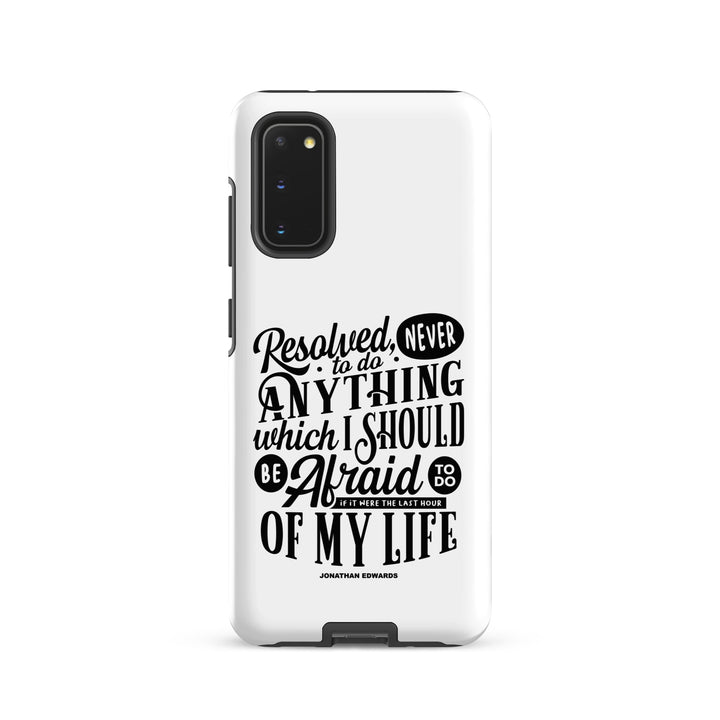 Christian Phone Case Jonathan Edwards Last Hour White for Samsung® Samsung® Phone Cases Matte Samsung Galaxy S20