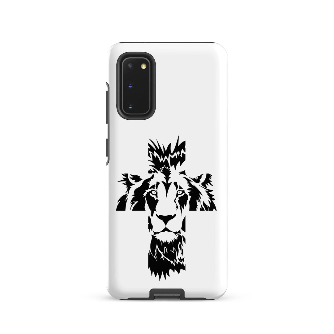 Christian Phone Case Aslan Cross White for Samsung® Samsung® Phone Cases Matte Samsung Galaxy S20 