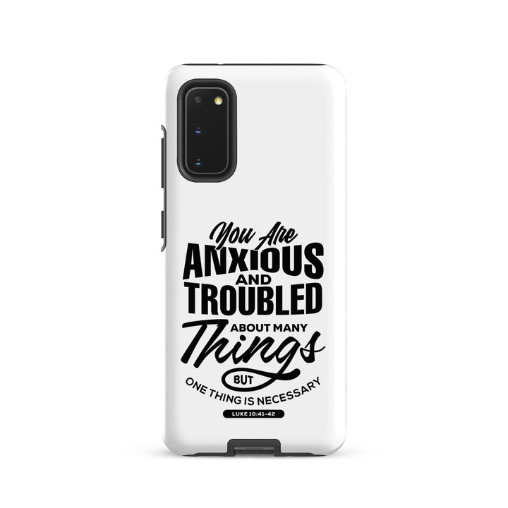 Christian Phone Case Anxious And Troubled White for Samsung® Samsung® Phone Cases Matte Samsung Galaxy S20 