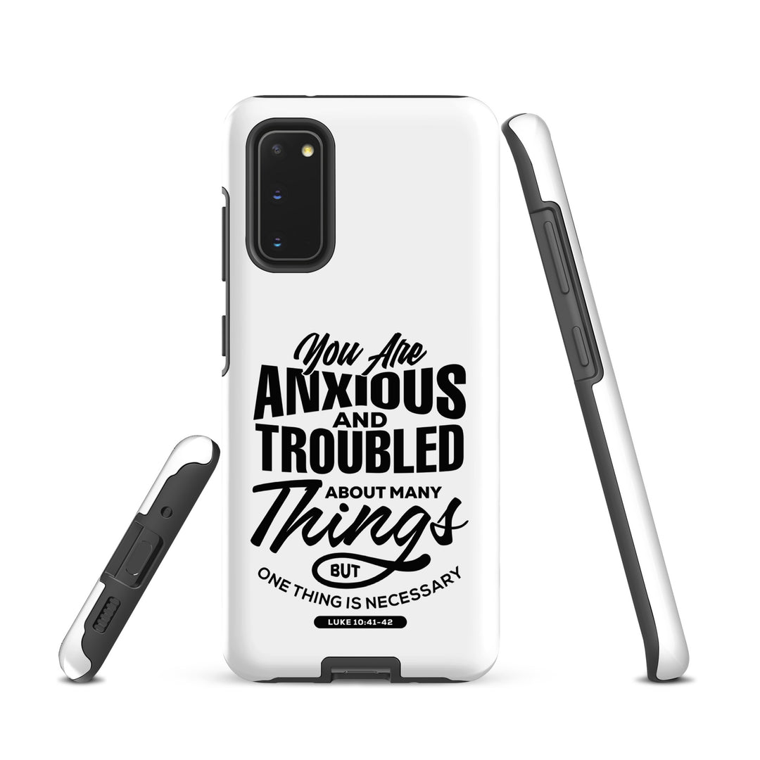 Christian Phone Case Anxious And Troubled White for Samsung® Samsung® Phone Cases   